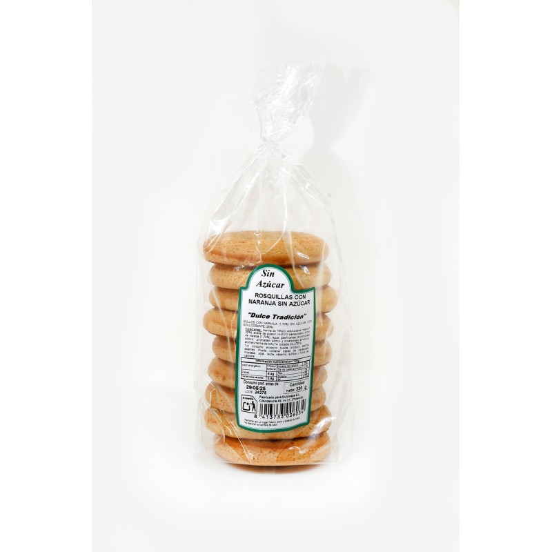 Rosquillas de Naranja SIN AZUCAR 330gr